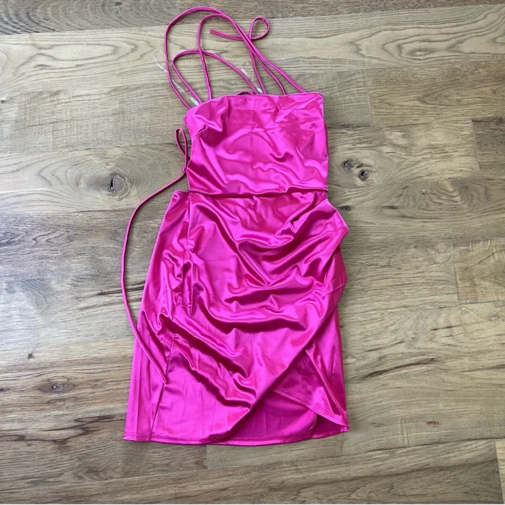 Windsor Satin Mini Dress - Picture 3 of 6